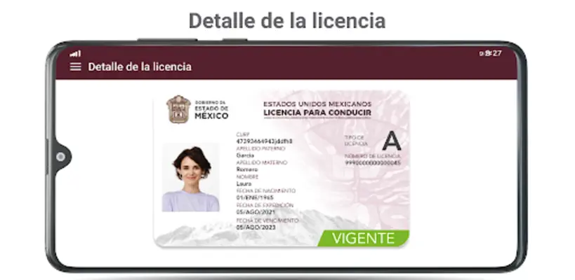 Licencia Digital EDOMEX android App screenshot 1